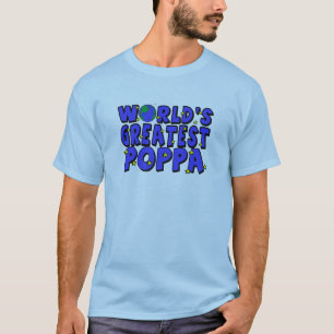 T-shirt Le plus grand poppa du monde