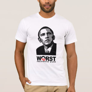 T-shirt Le plus mauvais Président Ever de Barack Obama