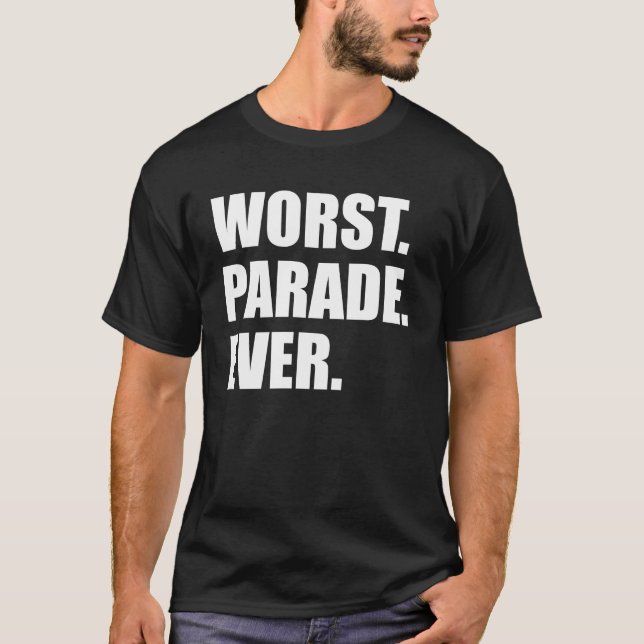 T-shirt Le plus mauvais spectateur toujours courant de (Devant)