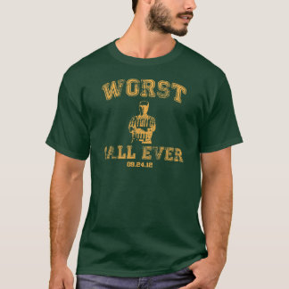 T-shirt Le plus mauvais vert d'appel jamais -