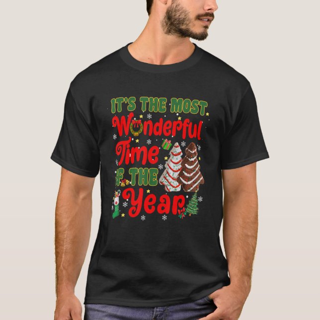 T-shirt Le Plus Merveilleux Snack De Noël (Devant)