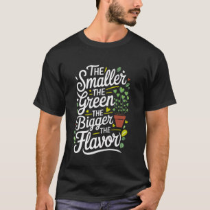 T-shirt Le plus petit agriculteur vert pousse des plantes