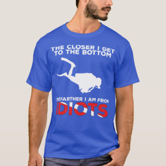 T-shirt Le plus proche je me rapproche du fond de la plong