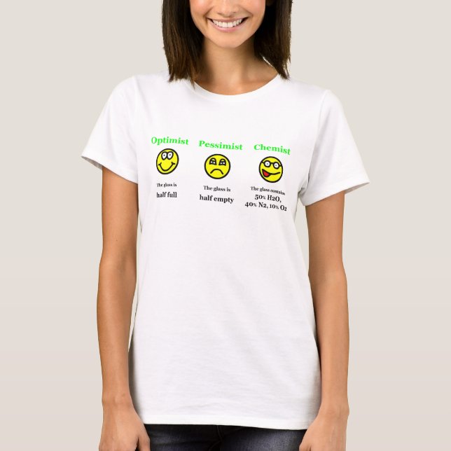 T-shirt Le point de vue du chimiste (Devant)