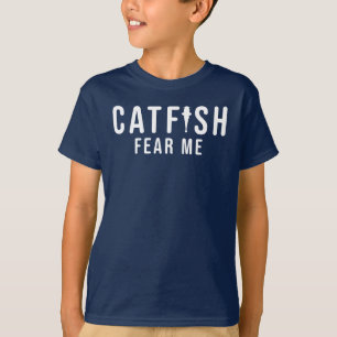 T-shirt Le poisson-chemise de pêche au poisson-chat amusa