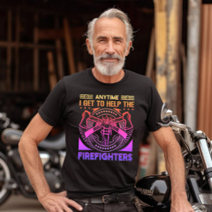 T-shirt Le pompier appuie la communauté