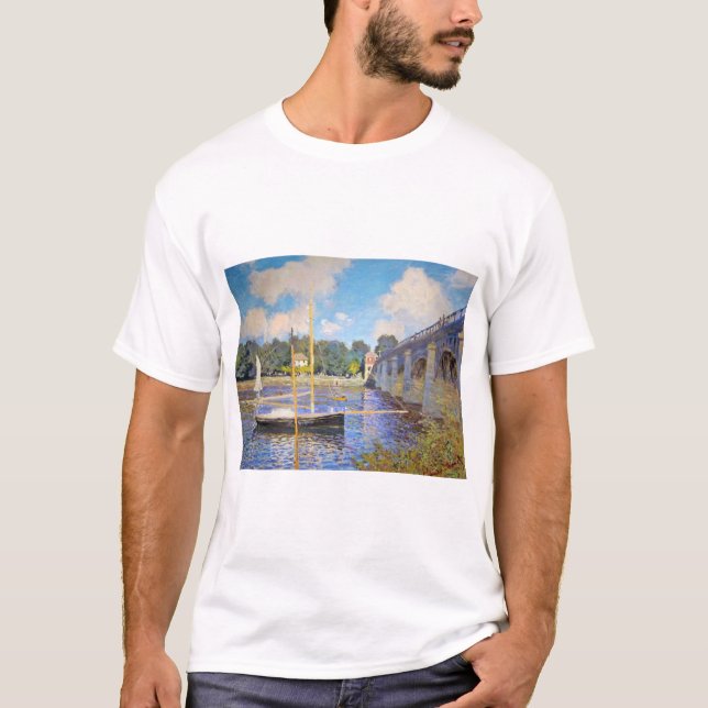 T-shirt Le pont d'Argenteuil, Monet (Devant)