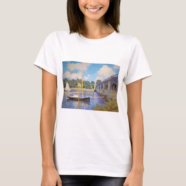 T-shirt Le pont d'Argenteuil, Monet (Devant)