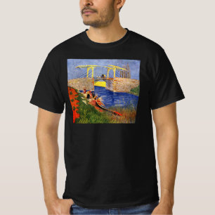 T-shirt Le pont Langlois à Arles par Vincent van Gogh