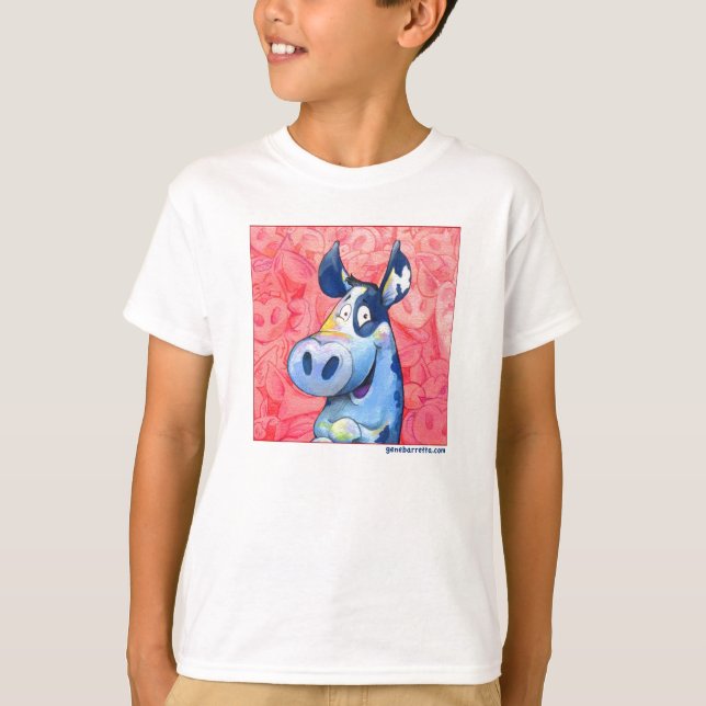 T-shirt Le porc bleu (Devant)