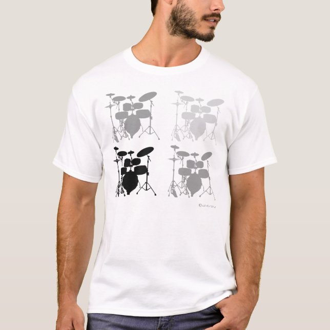 T-shirt Le portant fort avec l'habillement de MusicMinds (Devant)
