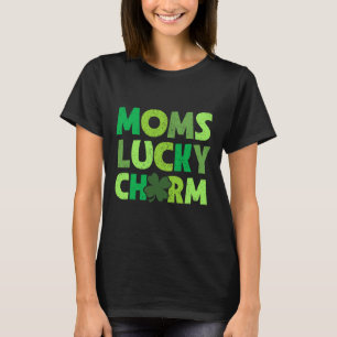 T-shirt Le porte-bonheur de maman trèfles irlandais enfant