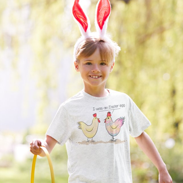 T-shirt Le poulet drôle était un oeuf de Pâques (Créateur téléchargé)