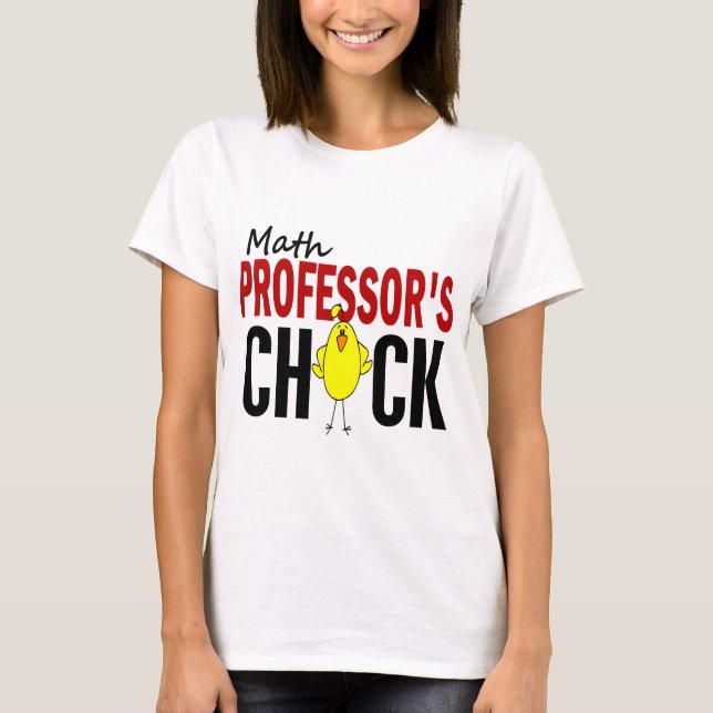 T-SHIRT LE POUSSIN DE PROFESSEUR DE MATHS (Devant)