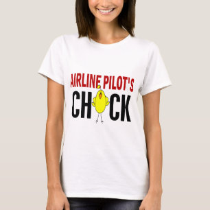 T-shirt Le poussin du pilote de ligne aérienne