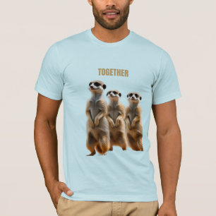 T-shirt Le pouvoir de la solidarité Suricates