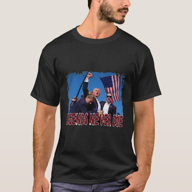 T-shirt Le Premier Coup D'Oeil A Éclaté La Prière De 2024  (Devant)
