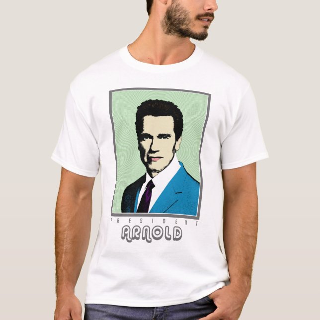 T-shirt Le Président Arnold d'art de bruit (Devant)