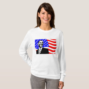 T-shirt Le président Barack Obama soutient la chemise