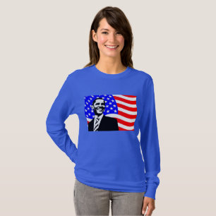 T-shirt Le président Barack Obama soutient la chemise