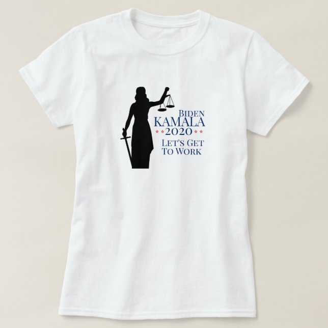 T-shirt Le président Biden Harris au travail Élection 2020 (Design devant)