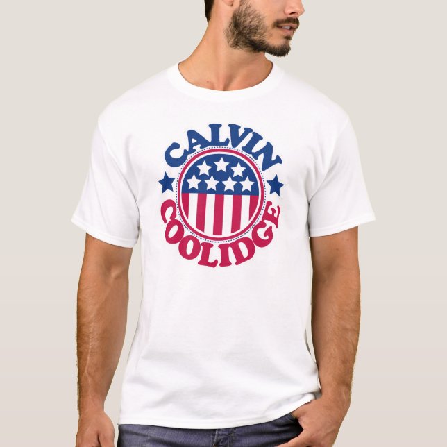 T-shirt Le Président Calvin Coolidge des USA (Devant)