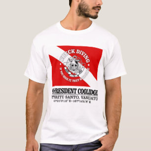 T-shirt Le Président Coolidge (les meilleures épaves) de