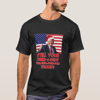 T-shirt Le président de Noël Trump Pyjama qui correspond à