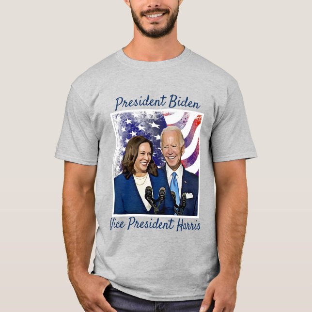 T-shirt Le président Joe Biden et le vice-président Kamala (Devant)