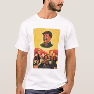 T-shirt Le Président Mao est le Soleil Rouge dans mon coe