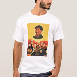 T-shirt Le Président Mao est le Soleil Rouge dans mon coeu