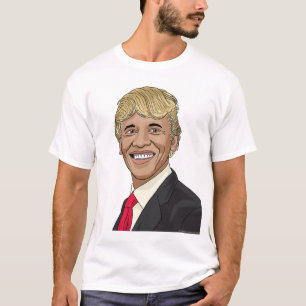 T-shirt Le Président Obama avec les cheveux de l'atout