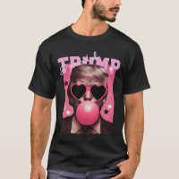 Le Président Trump souffle la bulle de la gomme dr