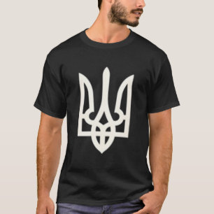 T-shirt Le président Volodymyr Zelensky, le trident ukrain