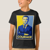Le Président Zelensky Courage - Stand Rétro Avec U