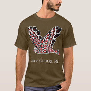 T-shirt Le Prince George Redail Hawk Oiseau autochtone de