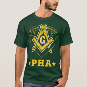 T-shirt Le Prince Hall Mason Regarde Les Pères De L'Est D