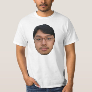 T-shirt le printemps 2014 de pièce en t de visage de cj