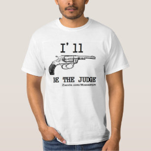 T-shirt Le PRO EMBALLAGE de PISTOLET d'ARME À FEU de JUGE