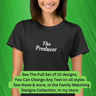 T-shirt Le producteur, famille de musique VIP Matching