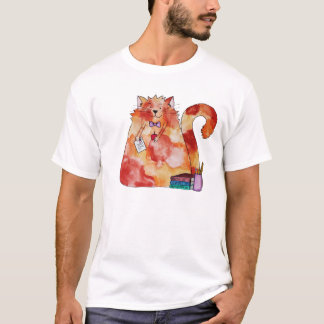 T-shirt Le professeur de chat de souffle