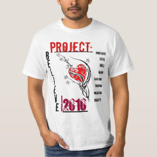 T-shirt Le projet croient