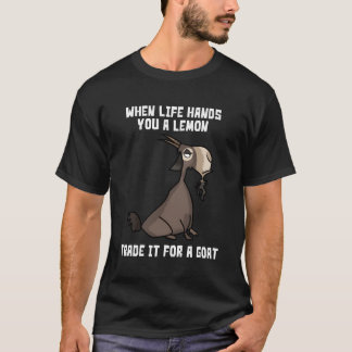 T-shirt Le Propriétaire De Chèvre Aime Le Commerce De Chèv