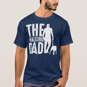 T-shirt Le propriétaire de chien de papa marchant