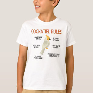 T-shirt Le Propriétaire De Cockatiel Délivre Un Amoureux