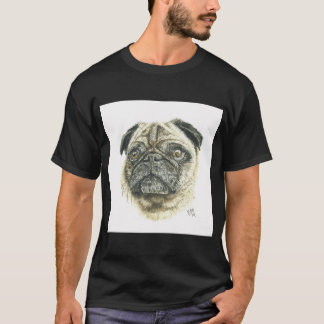 T-shirt Le pug adorable