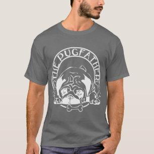 T-shirt Le Pugfather Boys Chien Père Mens Carlin Daddy Pet