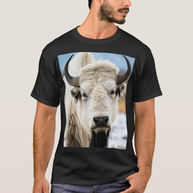 T-shirt Le puissant yak de l'Himalaya (Devant)
