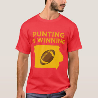 T-shirt Le punting c'est gagner iowa J'applaudis pour The