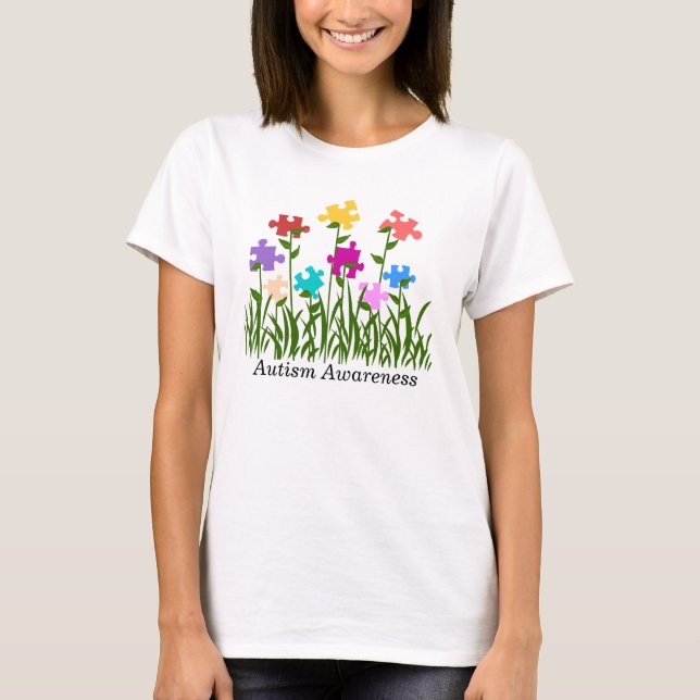 T-shirt Le puzzle rapièce le jardin, chemise de (Devant)